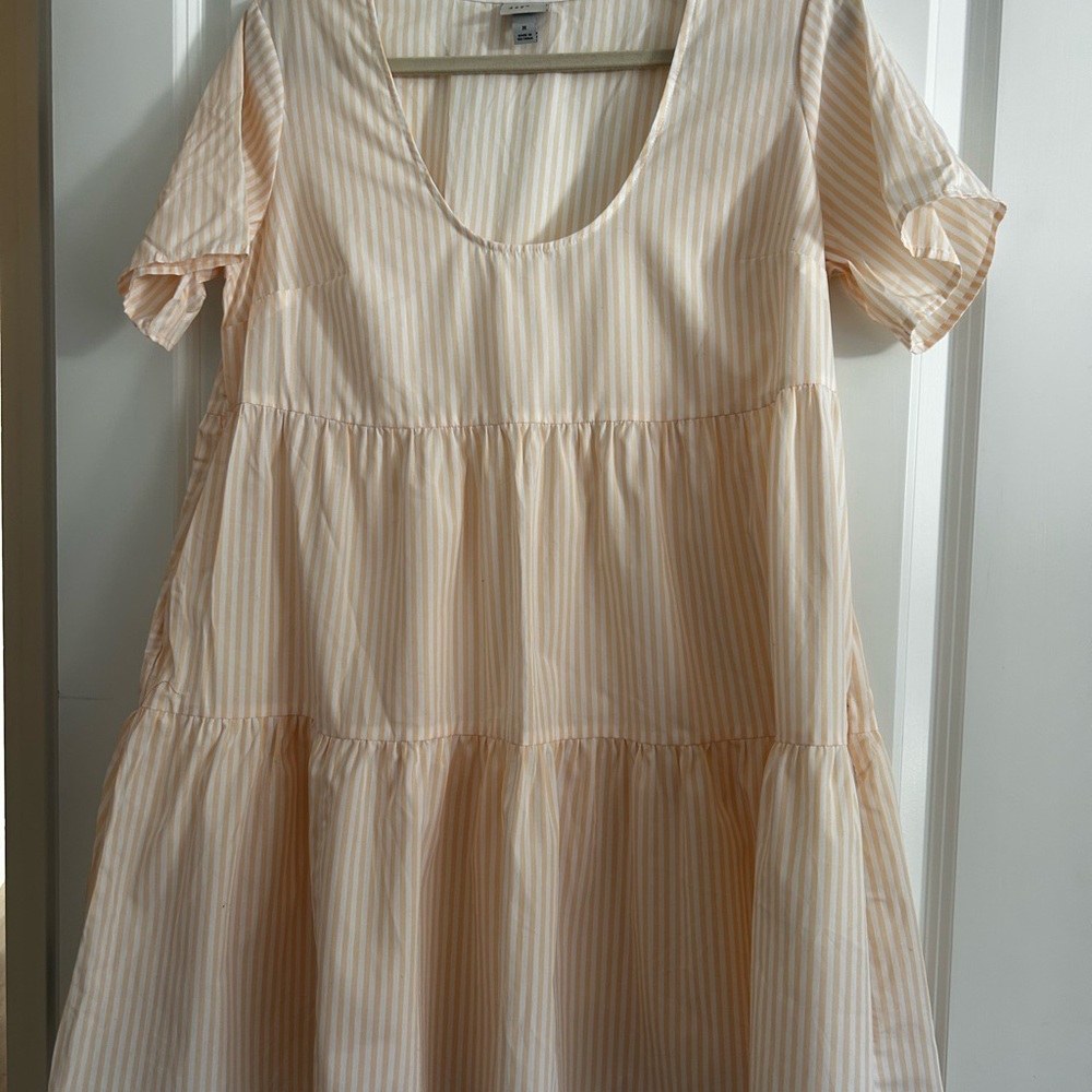 A New Day Pink and White Striped Top - Picture 1 of 3